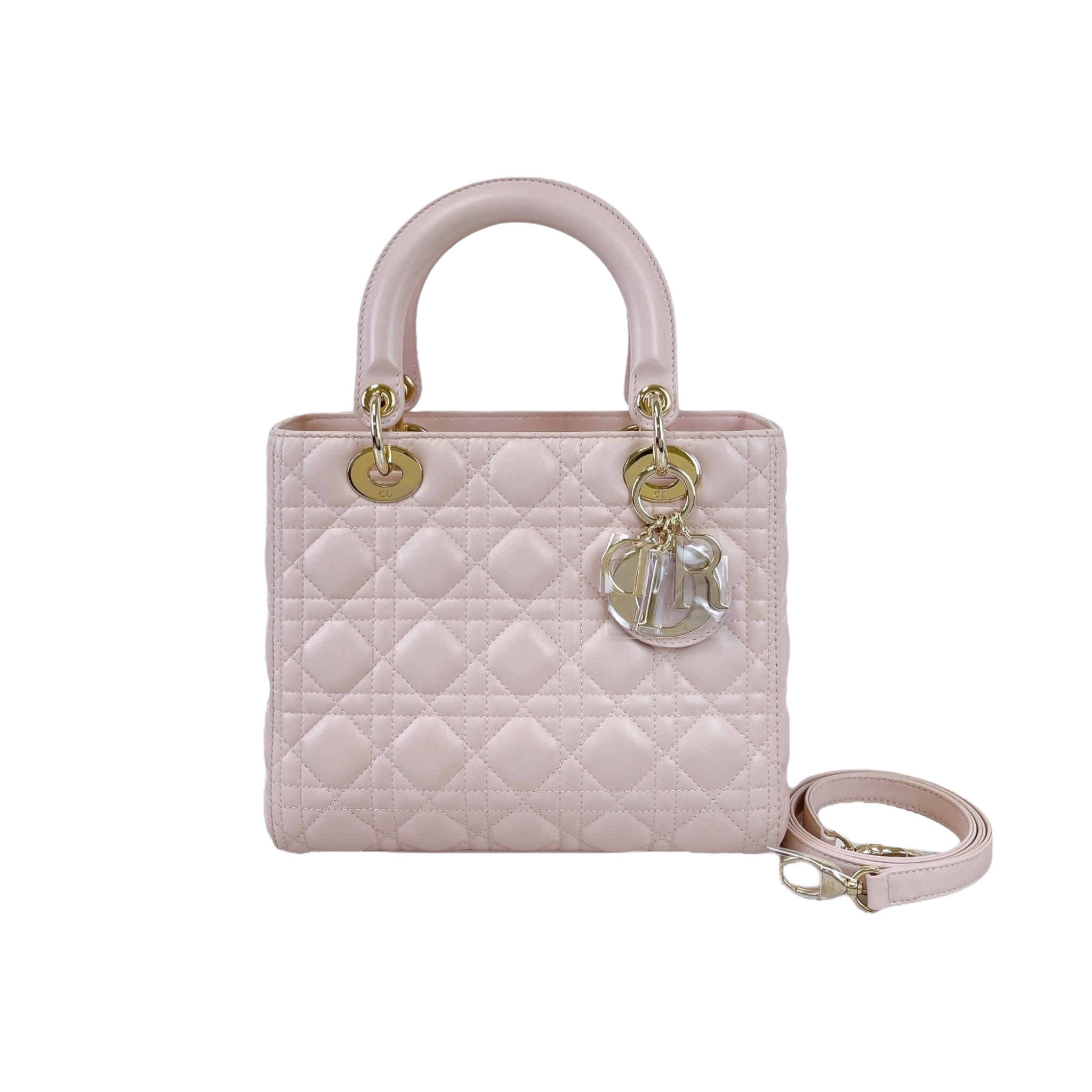 Mini Lady Dior Bag Lotus Pearlescent Cannage Lambskin  DIOR US